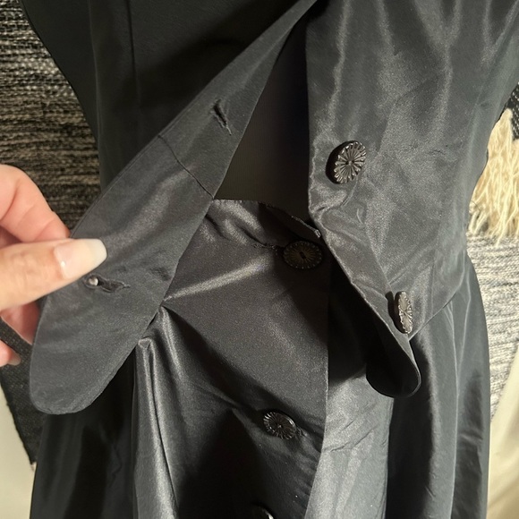 Lilith black short sleeve button down dress size 36/XS - Picture 8 of 13